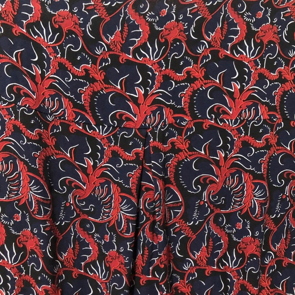 A.L.C. Sullivan Botanical Filigree Silk Dress EUC Size 2 - Picture 8 of 8